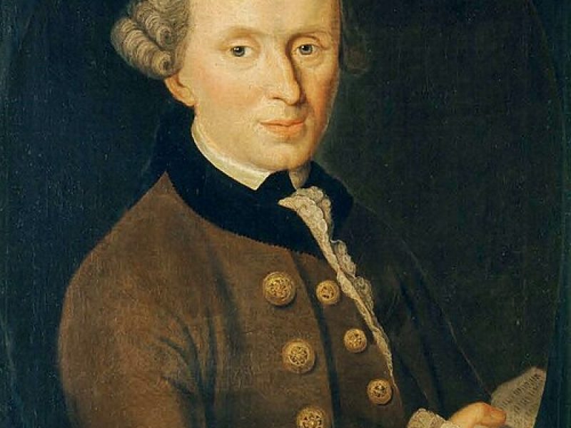 Immanuel Kant, Gemälde von Johann Gottlieb Becker, 1768